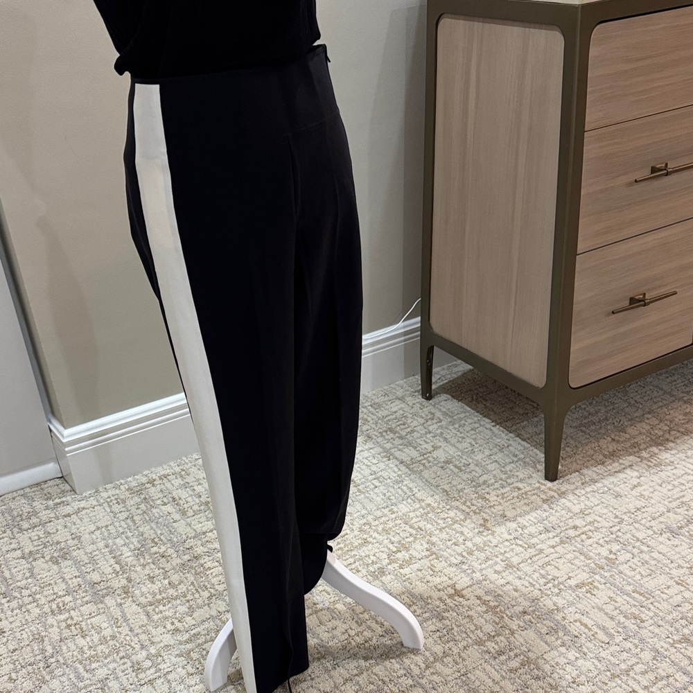 Athleta Black and White Track Pants